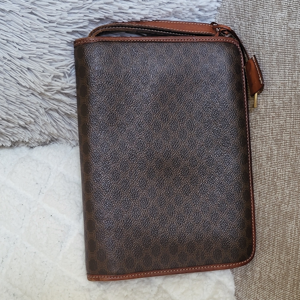 Celine Macadam Pattern Second Clutch Bag Coated C… - image 2